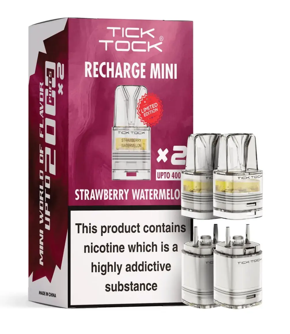 Strawberry Watermelon Tick Tock Magic 8000 Prefilled Pods